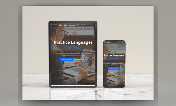 Langize ana ekran goruntusu