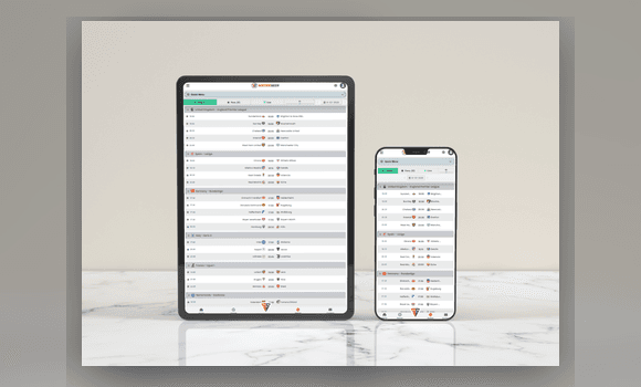 SoccerSeer ana ekran goruntusu